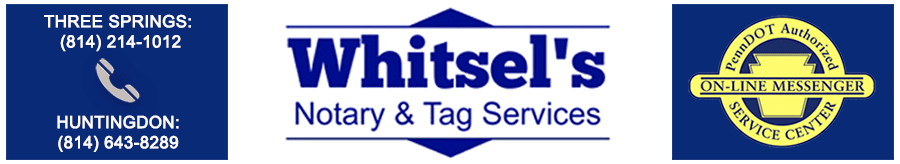 Whitsel's Notary Service
